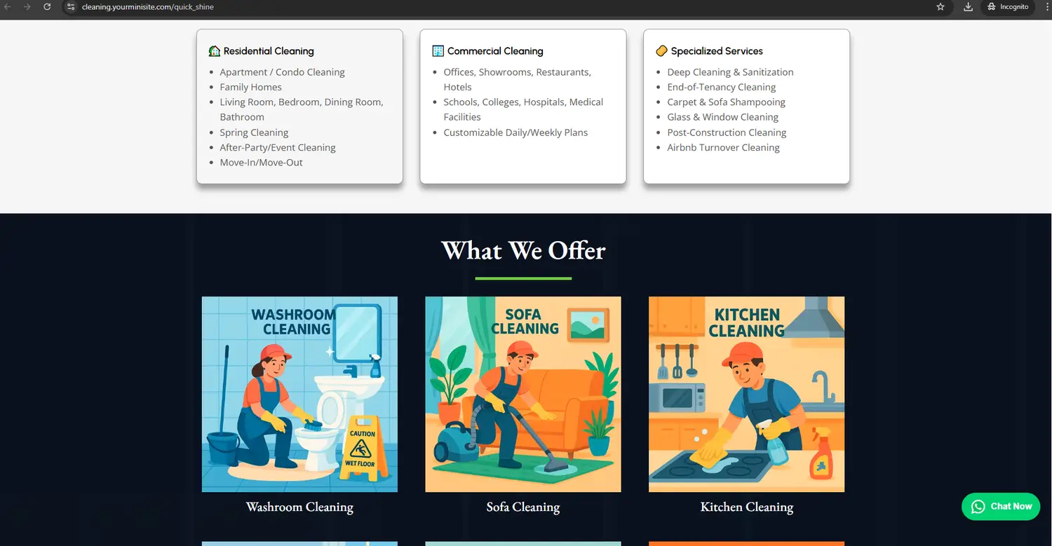 chiropractic website